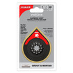 Diablo DOSCGX 2-3/4 In. Starlock Carbide Grit Oscillating Blade For Grout And Mortar