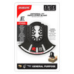 Diablo DOU350RBGP 3-1/2 In. Universal Fit Bi-Metal Oscillating Blade For General Purpose Cuts