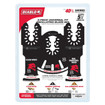 Diablo DOU3BS 3 Pc Universal Fit Bi-Metal Oscillating Blade Set (3-Piece)