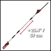 Einhell 3410584 18V 18 In. Cordless Pole Hedge Trimmer