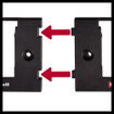 Einhell 4514156 Einhell PXC Battery Wall Mounts