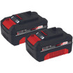 Einhell 4511603 18V 4.0 Ah Lithium-Ion Batteries- Twin pack