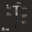 STILETTO TRIMBONE 10oz Titanium Finish Hammer