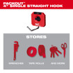 Milwaukee 48-22-8328 PACKOUT 4 in. Single Straight Hook