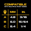 Dewalt DCF414GE2 20V MAX XR Brushless 1/4 in. Rivet Tool Kit