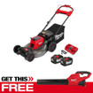 Milwaukee 2823-22HD M18 FUEL 18 Volt Lithium-Ion Brushless Crodless 21 In. Self-Propelled Dual Battery Mower Kit With BONUS 2724-20