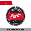 Milwaukee 49-93-7540 14 in. Diamond Ultra Segmented Blade