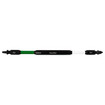 PHLiPBiT 16215-SQ1PH1x6 SQ1+PH1 6 in. Double Ended Impact Bit Green/White