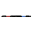 PHLiPBiT 16215-SQ2PH2x6 SQ2+PH2 6 in. Double Ended Impact Bit Red/Blue