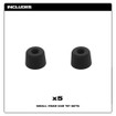 Milwaukee 49-16-0102 Jobsite Earbuds Foam Ear Tip Kit Small