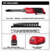 Milwaukee 3050-21 M12 FUEL INSIDER Extended Reach Box Ratchet Kit