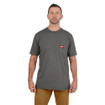 Milwaukee 605G Heavy Duty Pocket Short Sleeve T-Shirt Gray