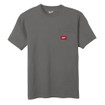 Milwaukee 605G Heavy Duty Pocket Short Sleeve T-Shirt Gray