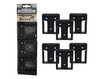 StealthMounts BM-FX24-BLK-6 FLEX 24V Battery Mounts (6 Pack) Black