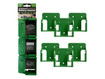 StealthMounts BM-MHH18-GRN-6 Metabo HPT Hitachi Hikoki Battery Mounts (6 Pack) Green