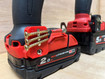 StealthMounts BH-M18-S-RED Stubby Bit Holder for Milwaukee M18 (3 Pack) Red