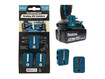 StealthMounts BH-MK-S-BLU Stubby Bit Holder for Makita (3 Pack) Teal