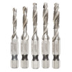 Milwaukee 48-89-4874 SHOCKWAVE 5 Pc. SAE Impact Drill Tap Set
