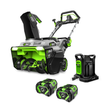 EGO SNT2125AP POWER+ Auger-Propelled Snow Blower with 2 x 7.5Ah Batteries and Dual Port Charger