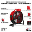 Milwaukee 0821-20 M18 High Performance Fan