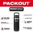 Milwaukee 48-22-8397B PACKOUT 36oz Insulated Bottle with Chug Lid
