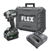 Flex FX1371A-1H 1/4" Quick Eject Hex Impact Driver With Multi-Mode Stacked Lithium Kit
