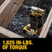 Dewalt DCF845P2 20V MAX* XTREME Cordless Brushless 1/4 in Impact Driver Drill Kit (2) Lithium Ion Batteries with Charger
