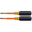 Klein 33532-INS Screwdriver Set, 1000V Insulated Slotted and Phillips, 2-Piece