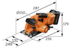 Fein 71360461090 6" Compact Cordless Hand-Held Circular Saw For Metal, F-IRON Cut 57 Ampshare (Tool Only)