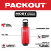 Milwaukee 48-22-8373R PACKOUT 48oz Bottle with Chug Lid - Red