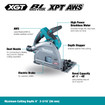 Makita SP001GZ02 40V MAX XGT 6-1/2 In. Plunge Cut Circular Saw With AWS Package #1