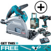 Makita SP001GZ02 40V MAX XGT 6-1/2 In. Plunge Cut Circular Saw With AWS Package #2