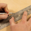 Jessem 07411 12" Imperial Stainless Steel Precision Ruler
