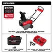 Milwaukee 3036-22HD M18 FUEL 21 in. Auger Propelled Dual Battery Single Stage Snow Blower Kit