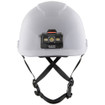 Klein 60146 Safety Helmet Non-Vented-Class E with Rechargeable Headlamp White