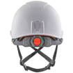 Klein 60146 Safety Helmet Non-Vented-Class E with Rechargeable Headlamp White