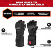 Milwaukee M700B-21 Heated Winter Gloves - Black