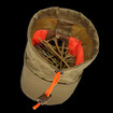 Atlas 46 Fastener Cinch Pouch ROTATE/QUICK RELEASE Coyote/Orange