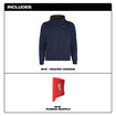 Milwaukee M200U-20 M12 Blue Heated Full-Zip Hoodie