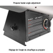 King Industrial KPH-60 Propane Heater Forced Air 60,000 BTU