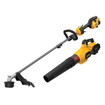 Dewalt DCKO266X1 60V MAX 17 In. Brushless Cordless String Trimmer and Blower Combo 9Ah Kit
