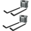 Flex FS1508-2 Track Lock Large Folding Dual Straight Hook, 2 Pack