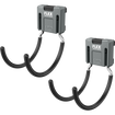 Flex FS1511-2 Track Lock Large Folding Dual C-Hook, 2 Pack