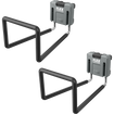 Flex FS1512-2 Track Lock Large Folding U-Hook, 2 Pack