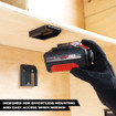 StealthMounts BM-EO18-BLK-6 Battery Mounts for Einhell 18V
