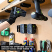 StealthMounts TM-FT18-BLK-4 Battery Mounts for Festool 18V