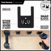 StealthMounts TM-FX24-BLK-4 Tool Mounts for Flex 24V