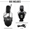 ISOtunes IT-91 AIR DEFENDER AM/FM Earmuff - Black/Safety Red