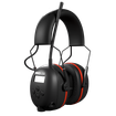 ISOtunes IT-91 AIR DEFENDER AM/FM Earmuff - Black/Safety Red