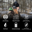ISOtunes IT-91 AIR DEFENDER AM/FM Earmuff - Black/Safety Red